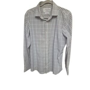 Mizzen+Main Leeward Collection Men's Medium Trim‎ Fit Plaid Button Down Shirt